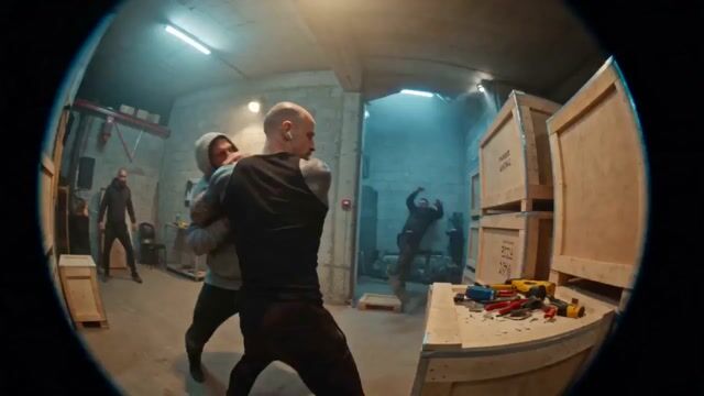 Urban Warehouse Street Fight — Seedance 2.0 video prompt example