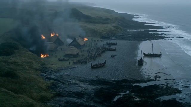 Viking Raid Coastal Ambush — Seedance 2.0 video prompt example