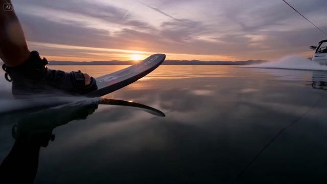 Water Skier Sunset Sequence — Seedance 2.0 video prompt example