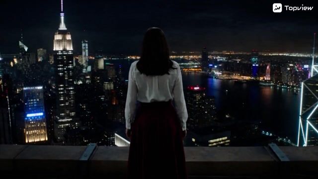 Woman Falling From Rooftop Into Surreal Dreamscape — Seedance 2.0 video prompt example